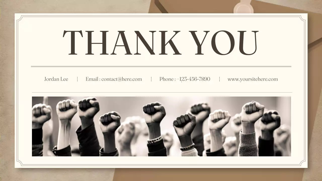 Beige Classic Civil Movements Presentation