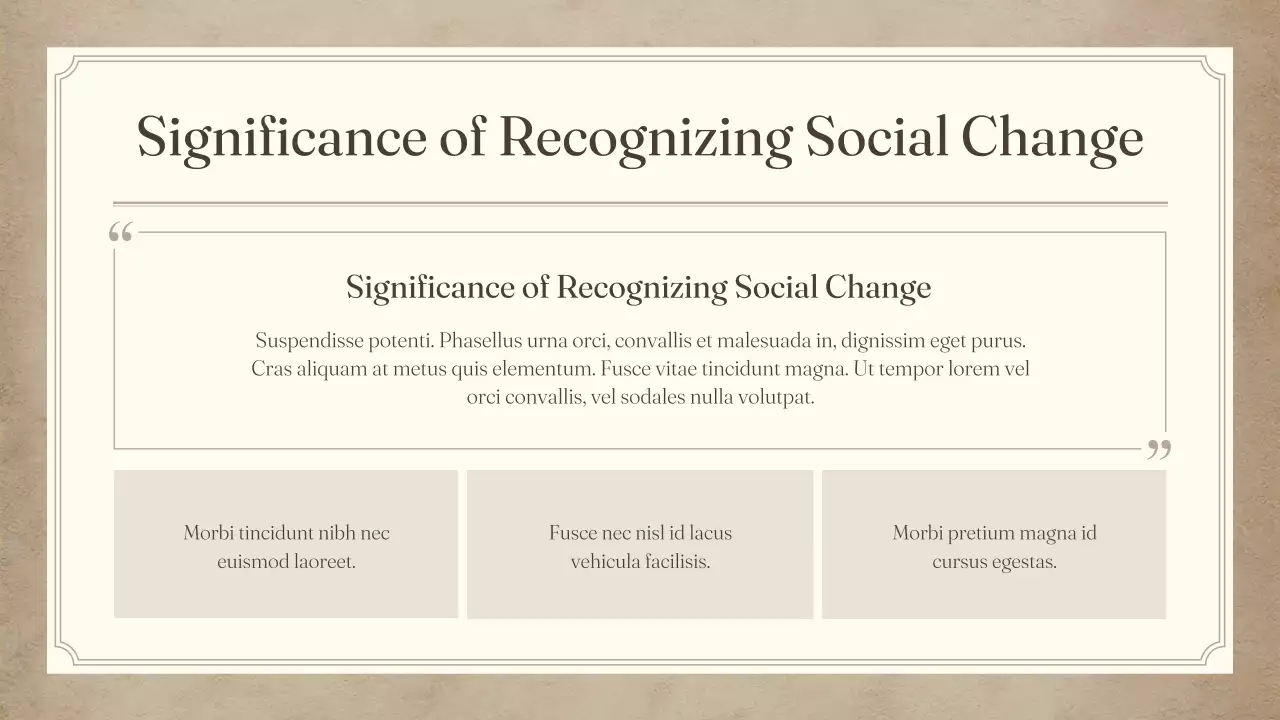 Beige Classic Civil Movements Presentation