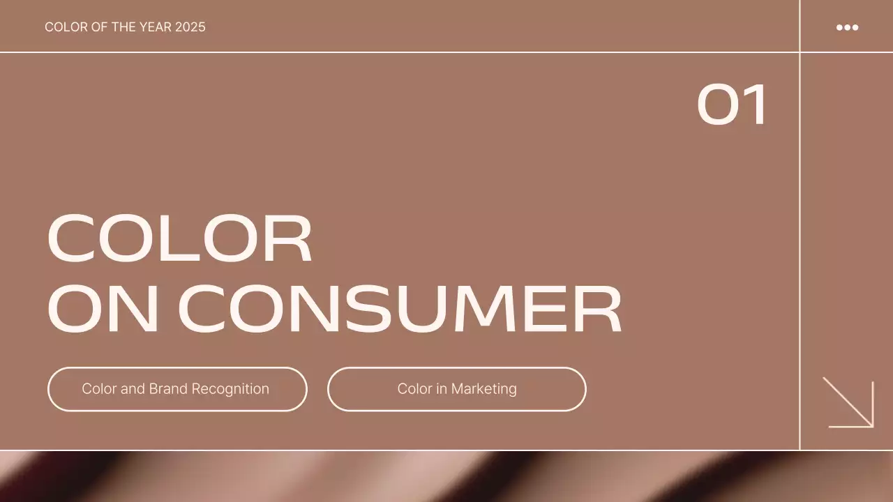 Báo cáo trình bày màu sắc hiện đại màu be