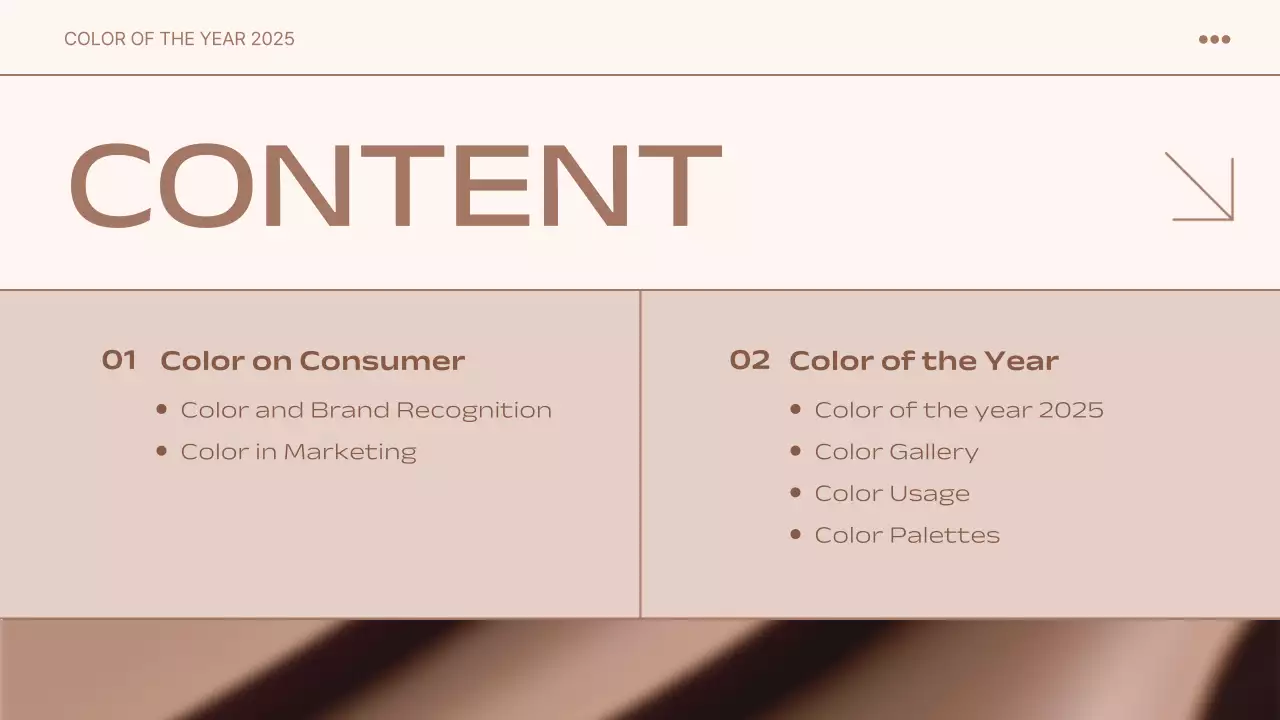 Báo cáo trình bày màu sắc hiện đại màu be