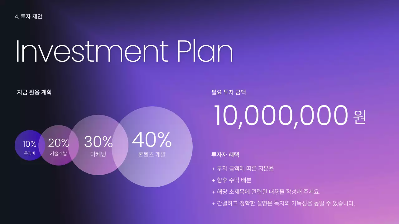 연보라 모던 사업 설명회 기획 IRDeck Pitchdeck