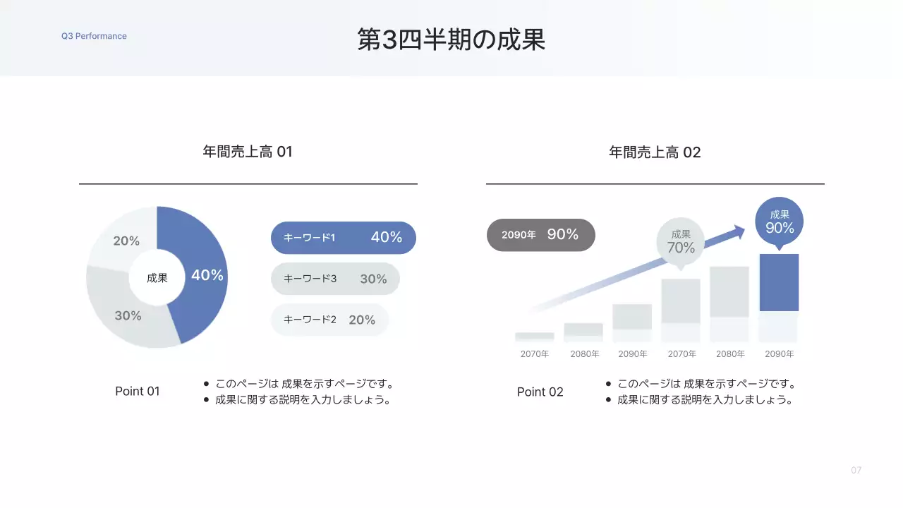 白 シンプル ビジネス 報告書 プレゼンテーション