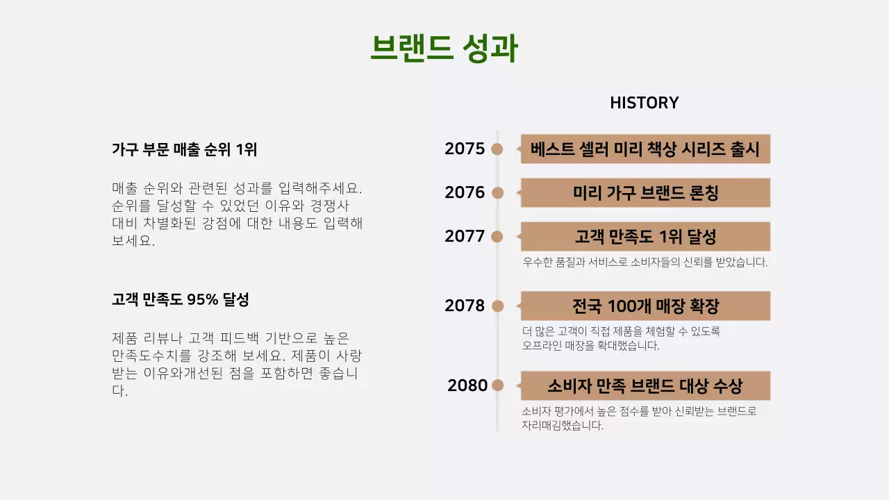 베이지 미니멀 가구 카탈로그