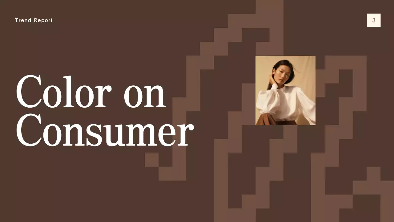 Brown Modern Color Trend Report Presentation