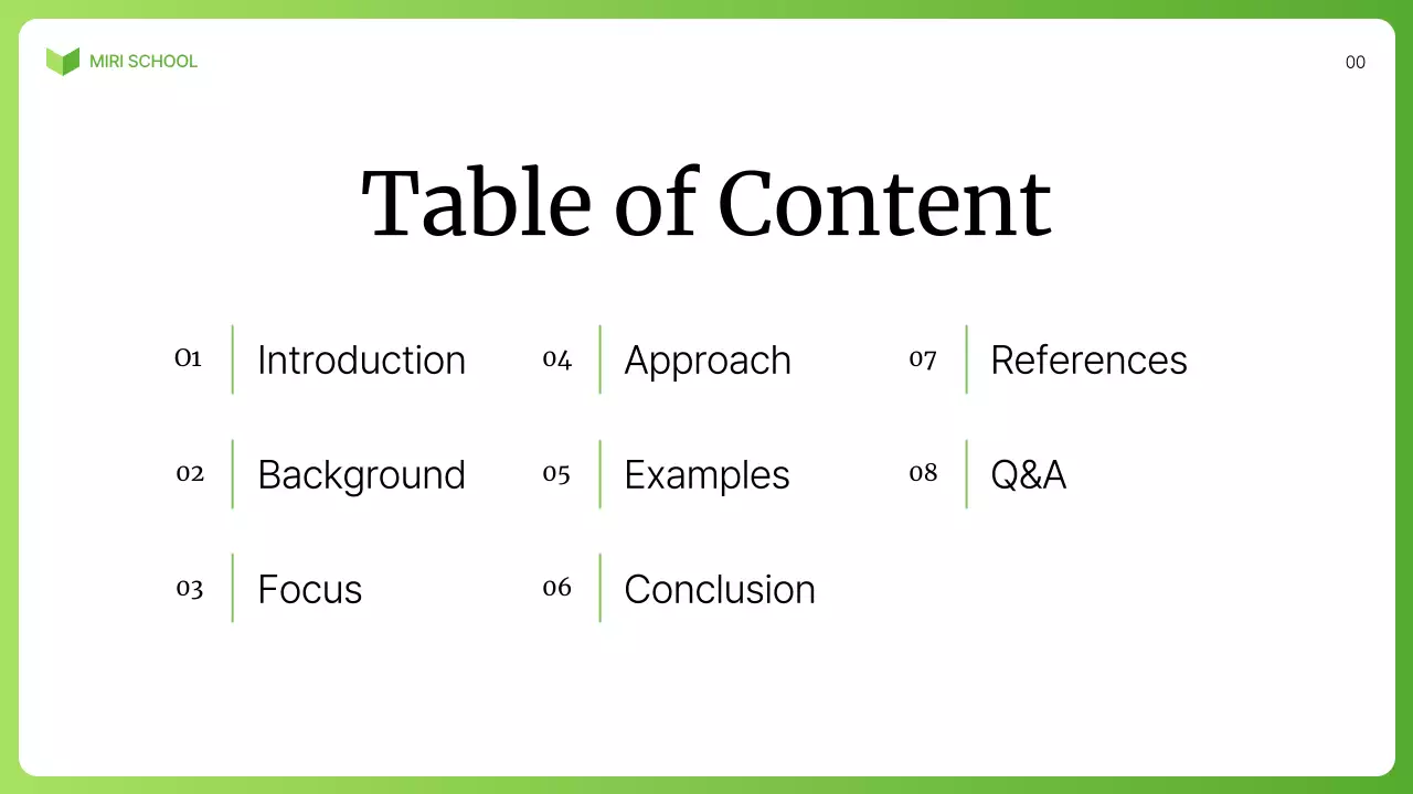 Green Minimal Biology Course Presentation