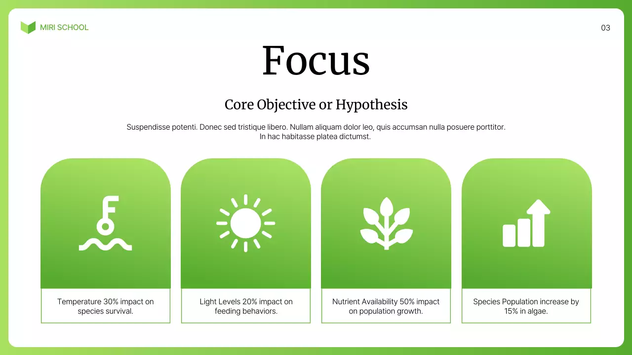 Green Minimal Biology Course Presentation