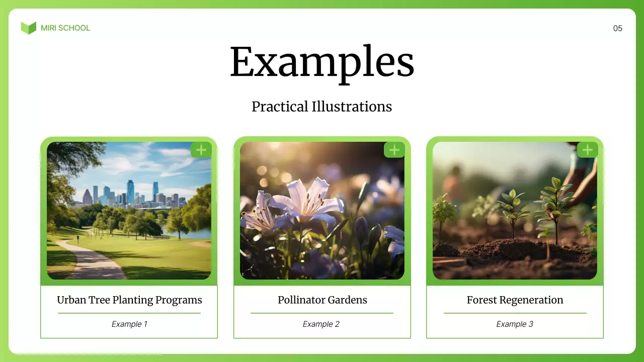 Green Minimal Biology Course Presentation