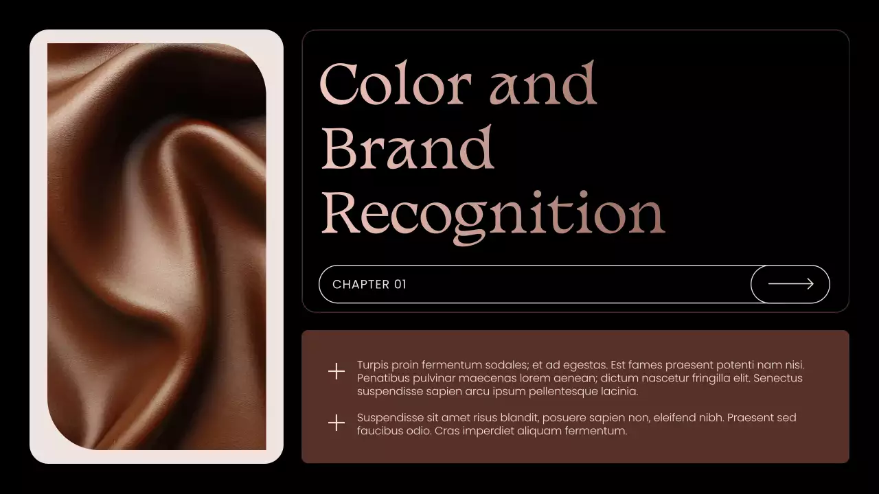 블랙 엘레강트 컬러 트렌드 리포트 프레젠테이션