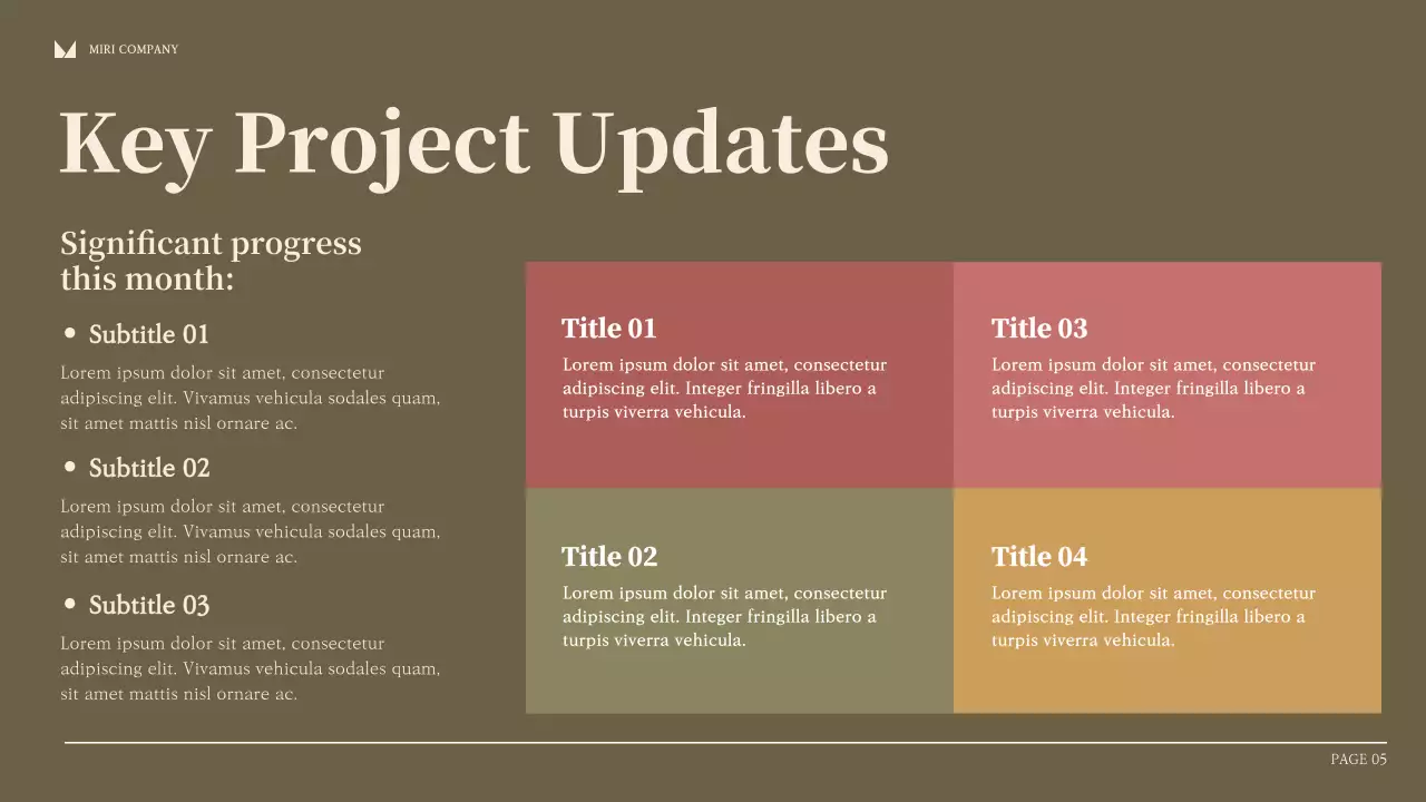 Beige Classic Report Document Presentation