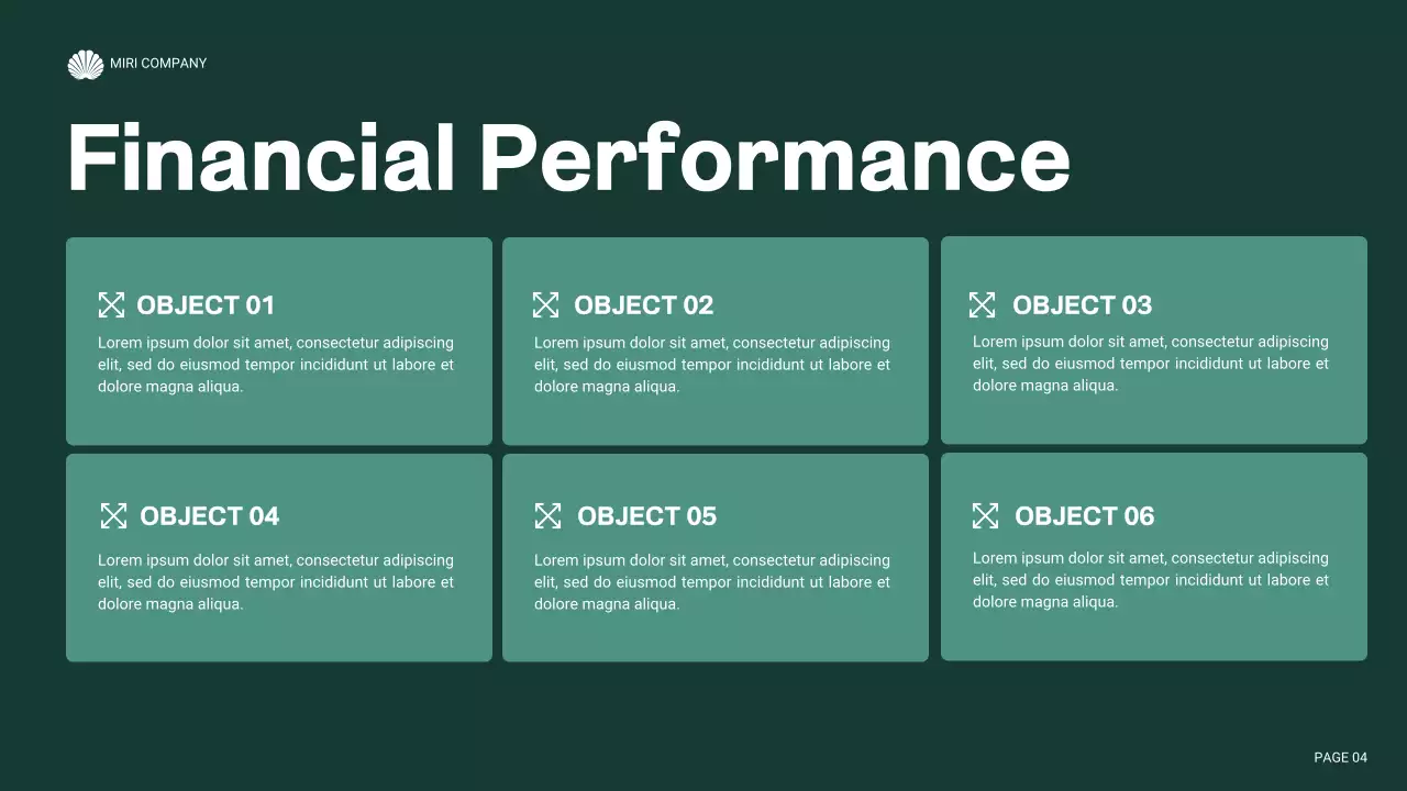 Green Professional Business Report Presentation