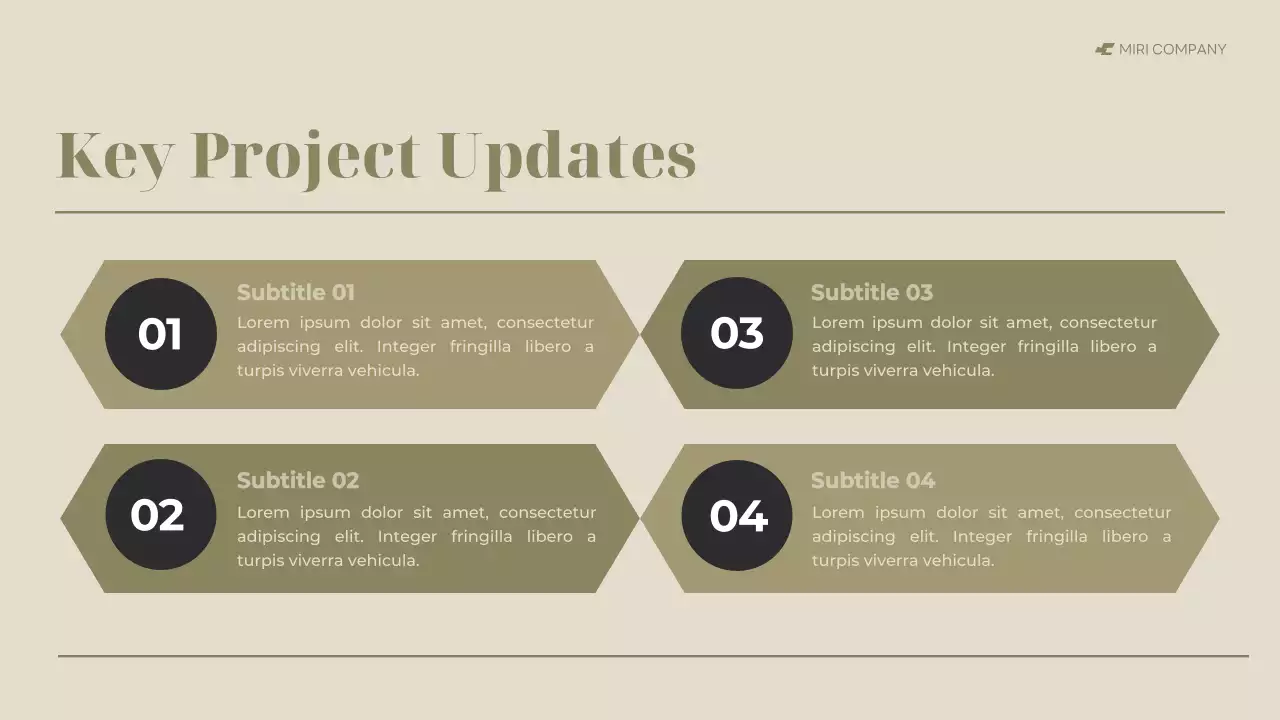 Black Modern Business Report Presentation