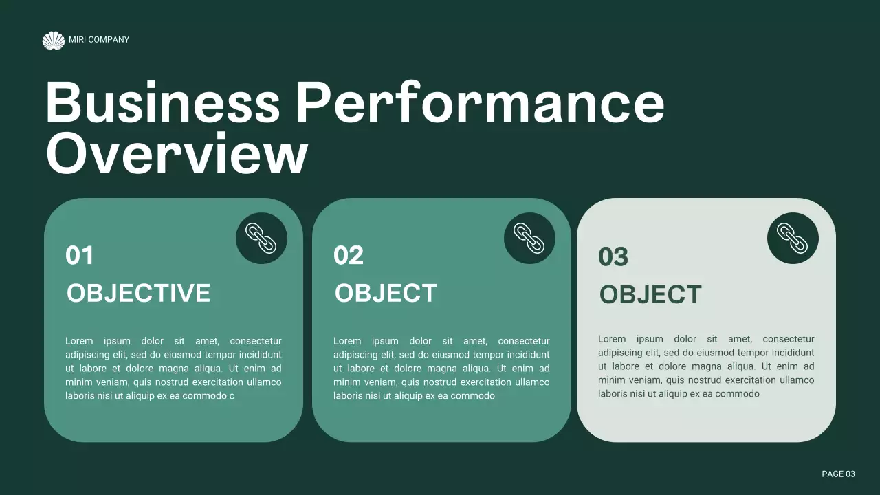 Green Professional Business Report Presentation