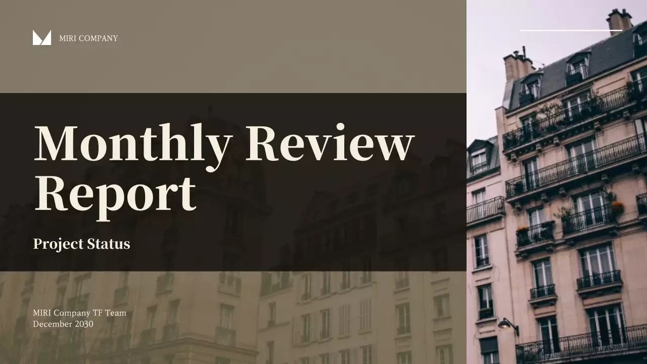 Beige Classic Report Document Presentation