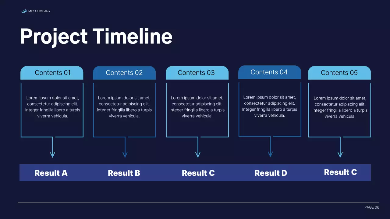 Blue Professional Business Report Presentation