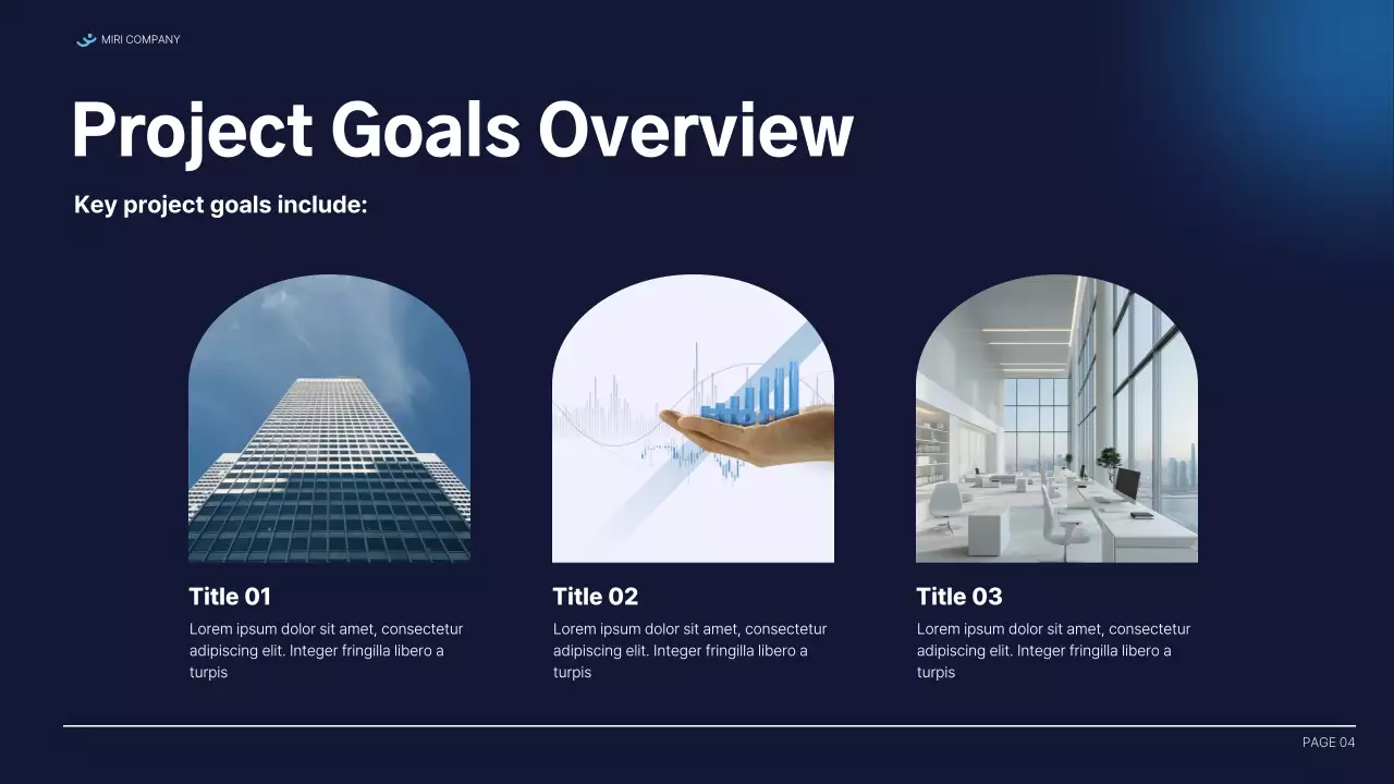 Blue Professional Business Report Presentation