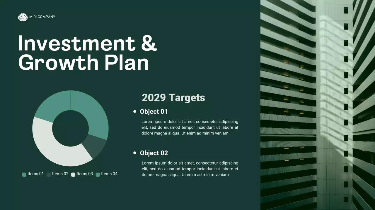 Green Professional Business Report Presentation