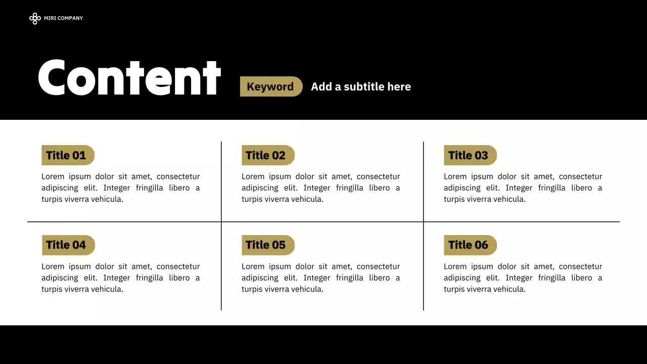 Black Modern Business Report Presentation