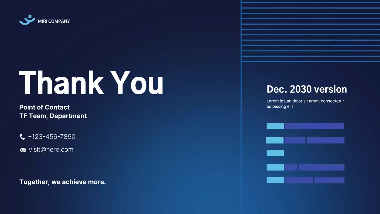 Blue Professional Business Report Presentation