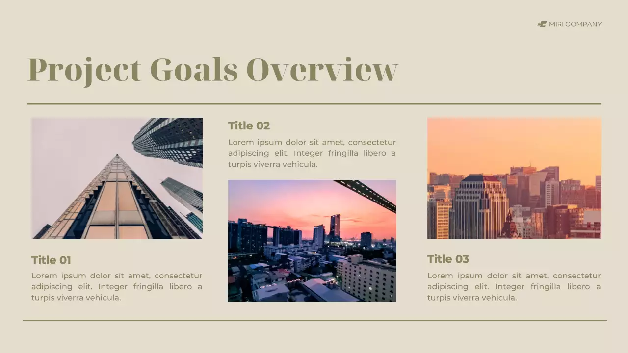 Black Modern Business Report Presentation