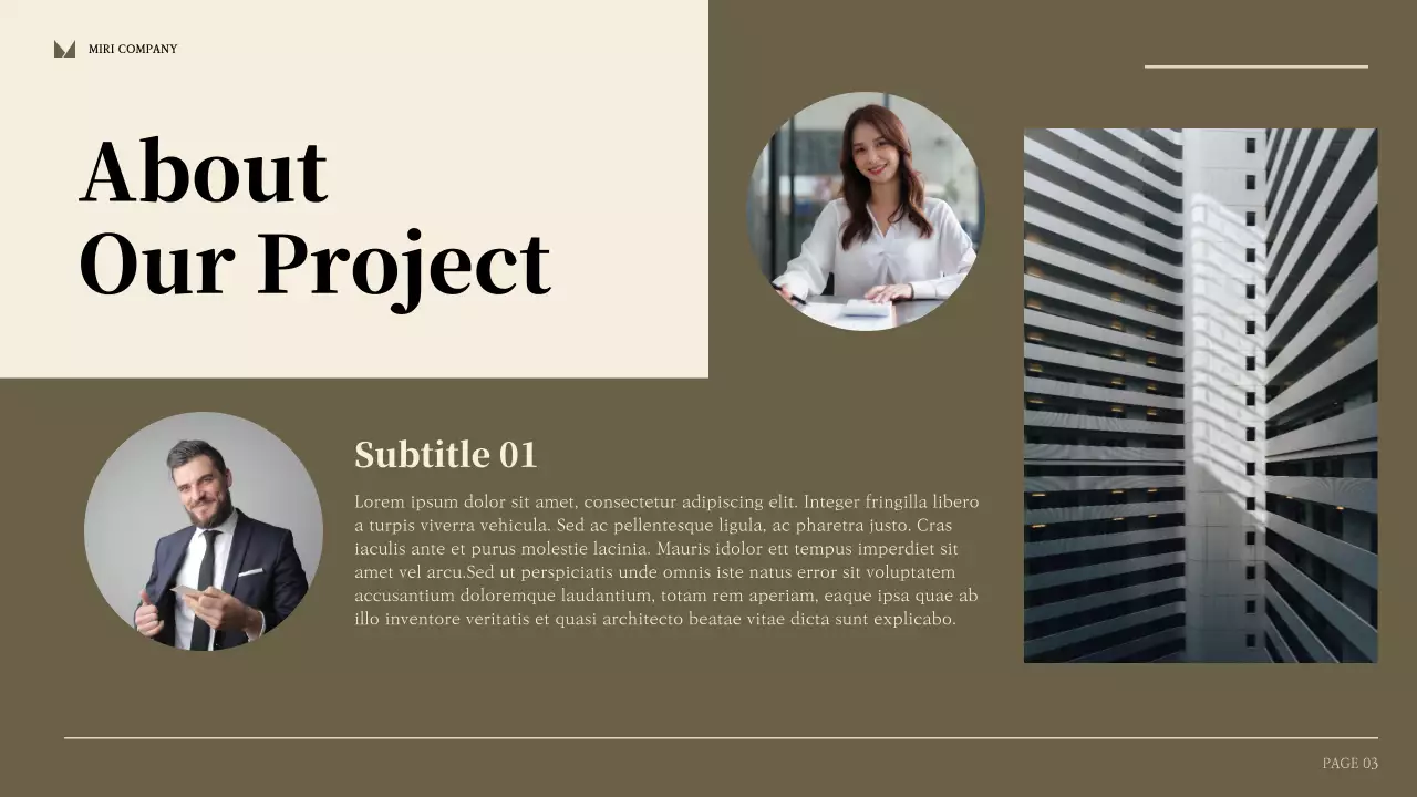 Beige Classic Report Document Presentation