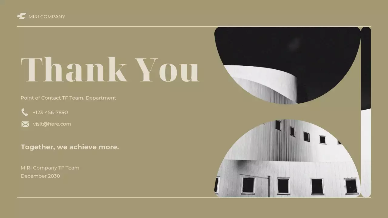 Black Modern Business Report Presentation