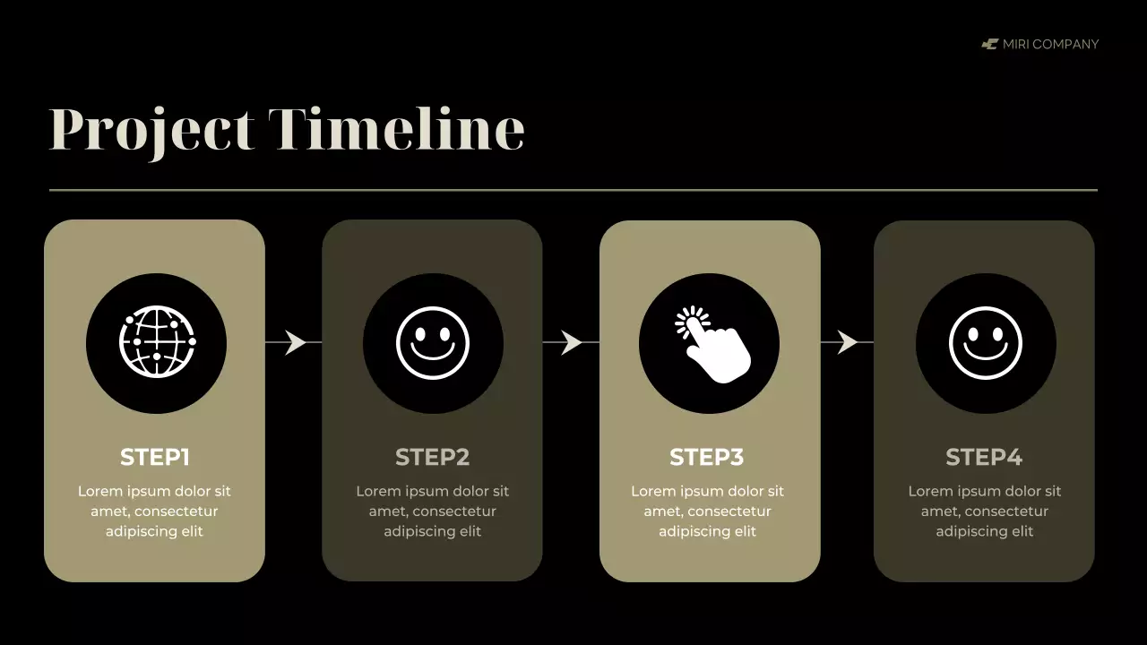 Black Modern Business Report Presentation