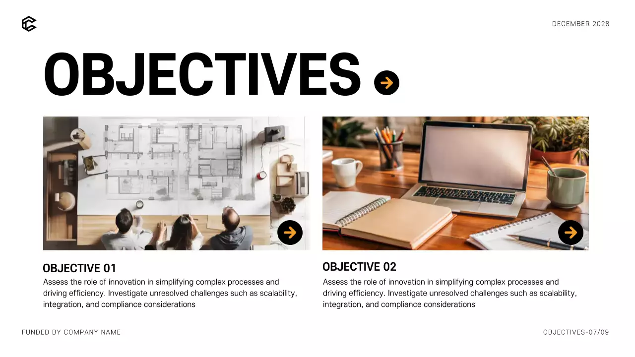 Black Modern Business Presentation