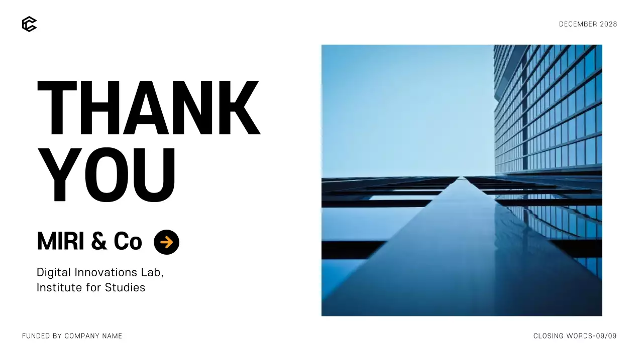 Black Modern Business Presentation