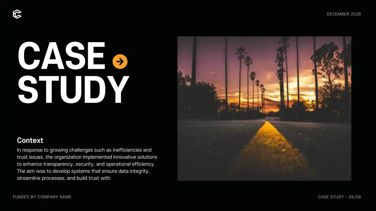 Black Modern Business Presentation