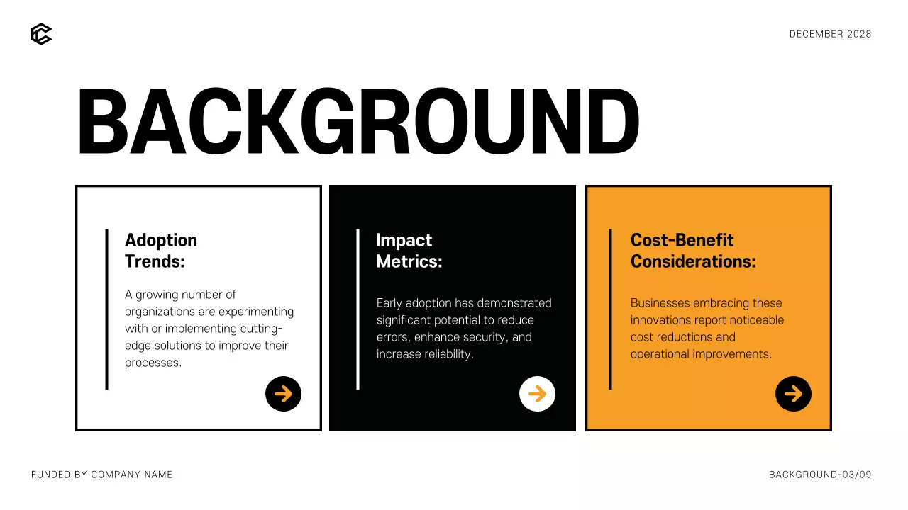 Black Modern Business Presentation