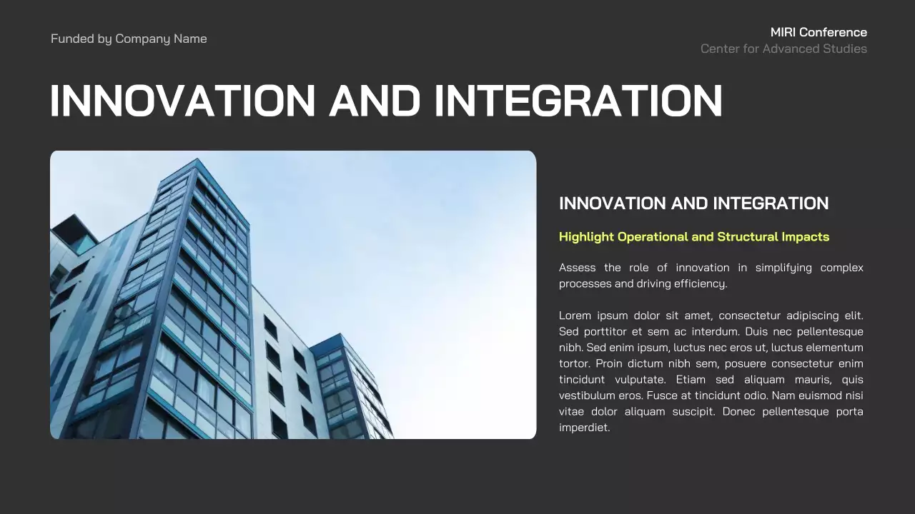 Blue Modern Innovation Event Presentation