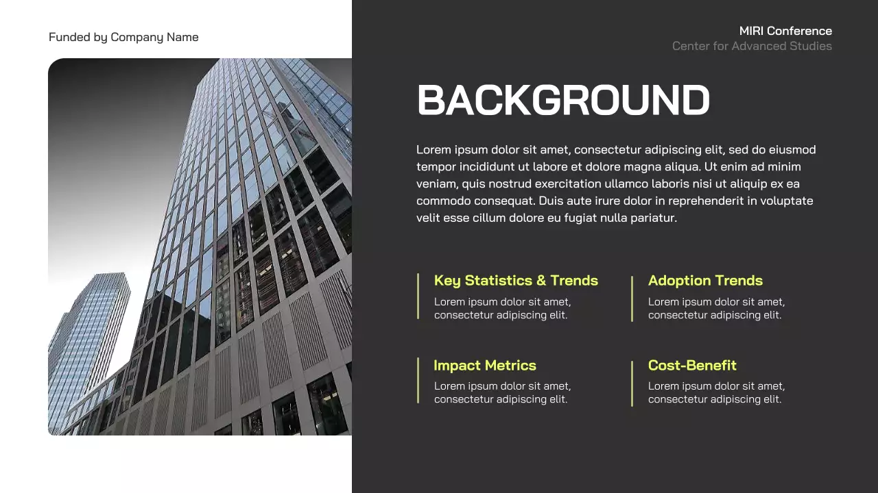 Blue Modern Innovation Event Presentation