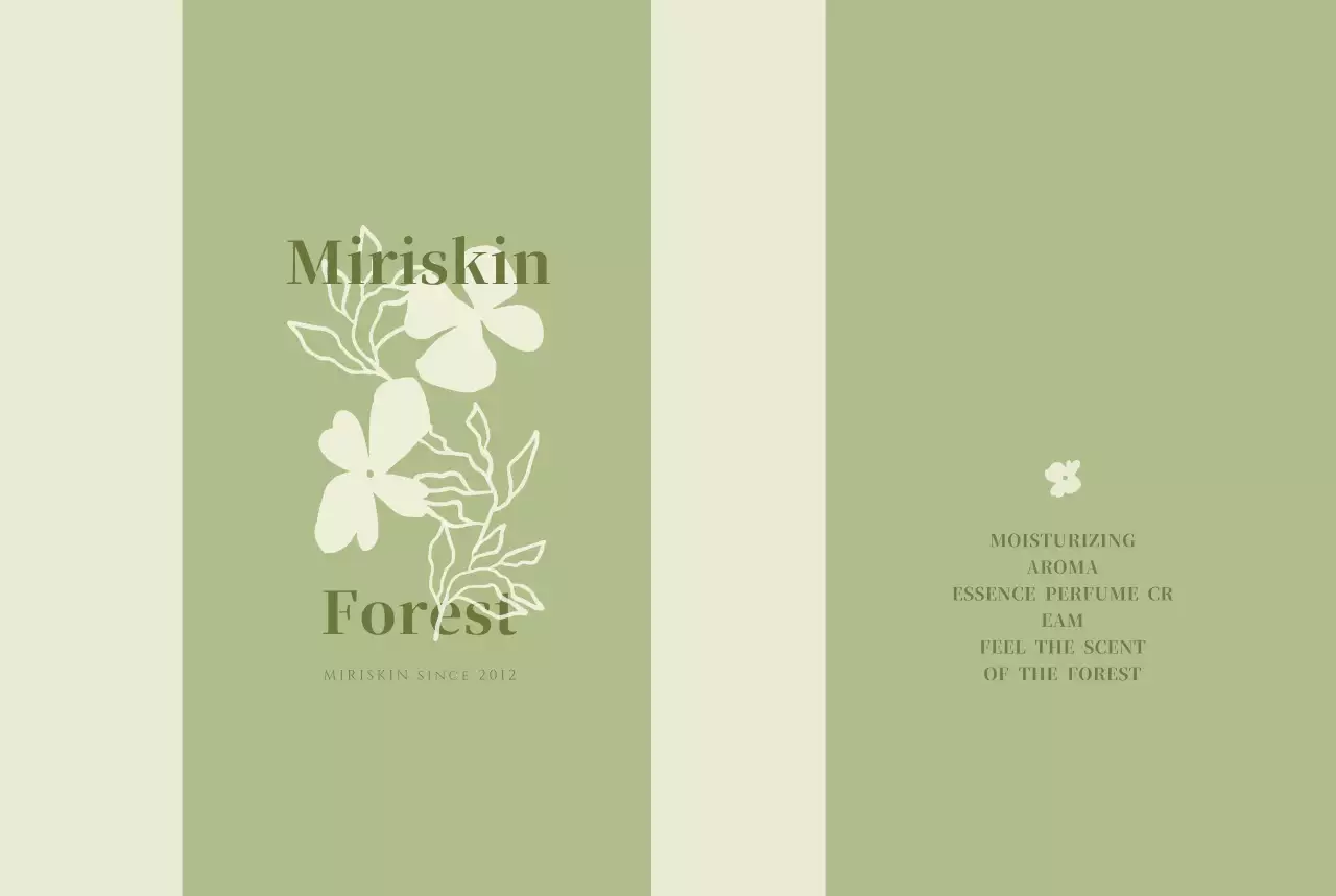 Kemasan parfum minimalis Tahun Baru