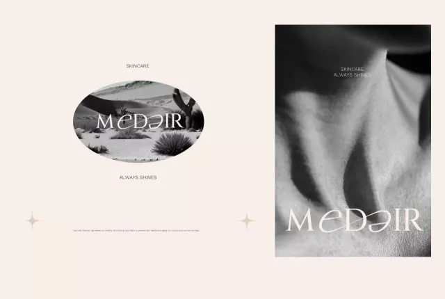 Perawatan kulit minimalis berwarna krem