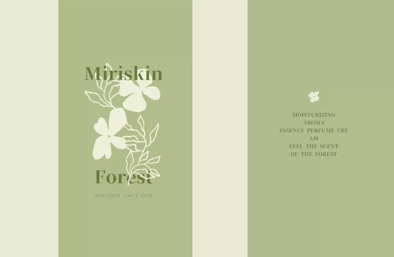 Kemasan parfum minimalis Tahun Baru