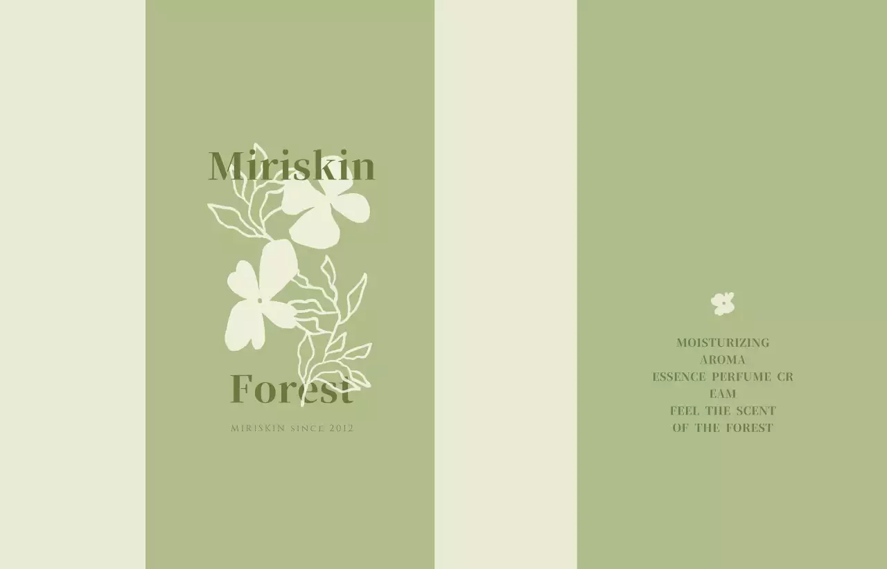 Kemasan parfum minimalis Tahun Baru