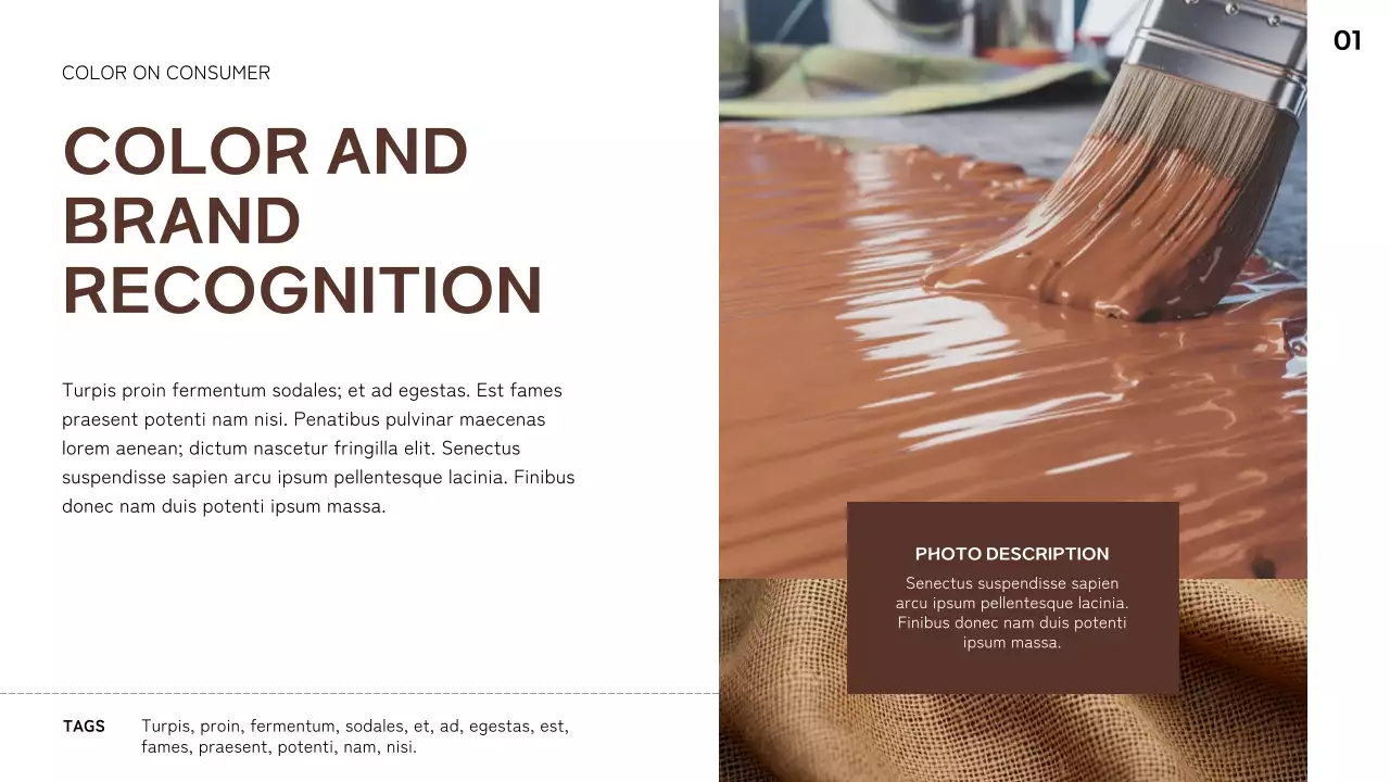 Brown Modern Color Trend Report Presentation