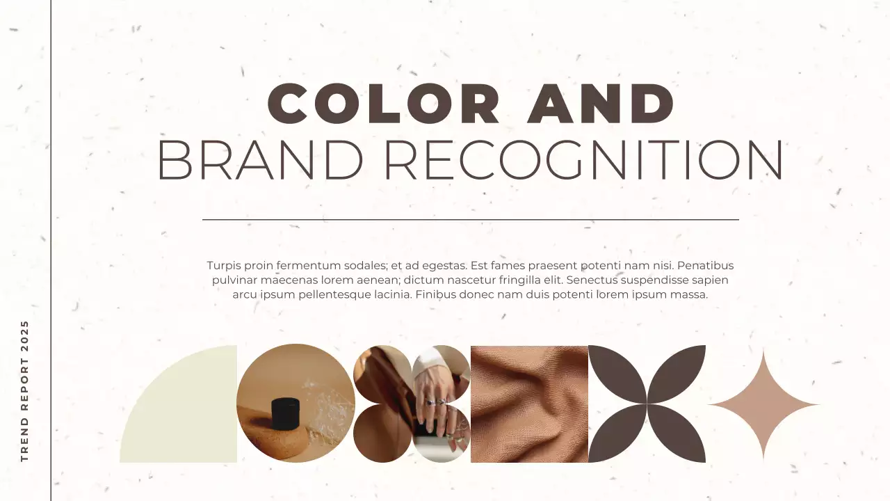 Beige Modern Color Trend Report Presentation