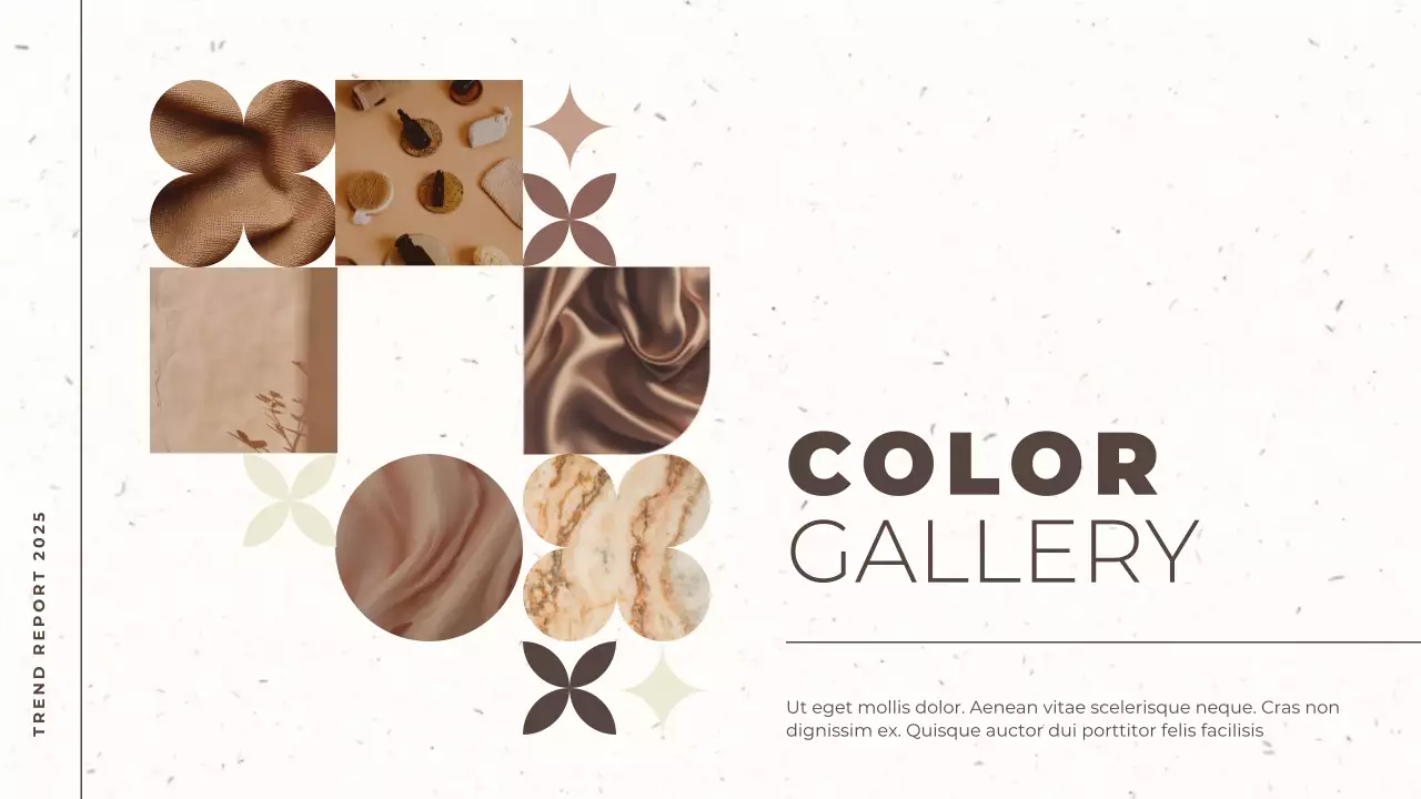 Beige Modern Color Trend Report Presentation