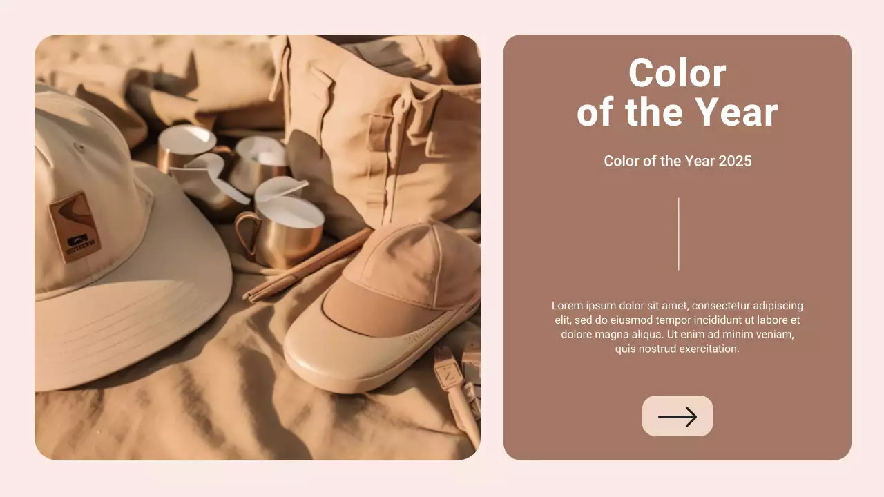 Apresentação do relatório de cores marrom moderno