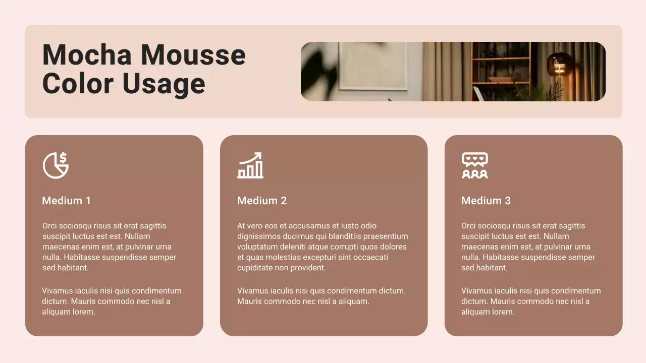 Apresentação do relatório de cores marrom moderno