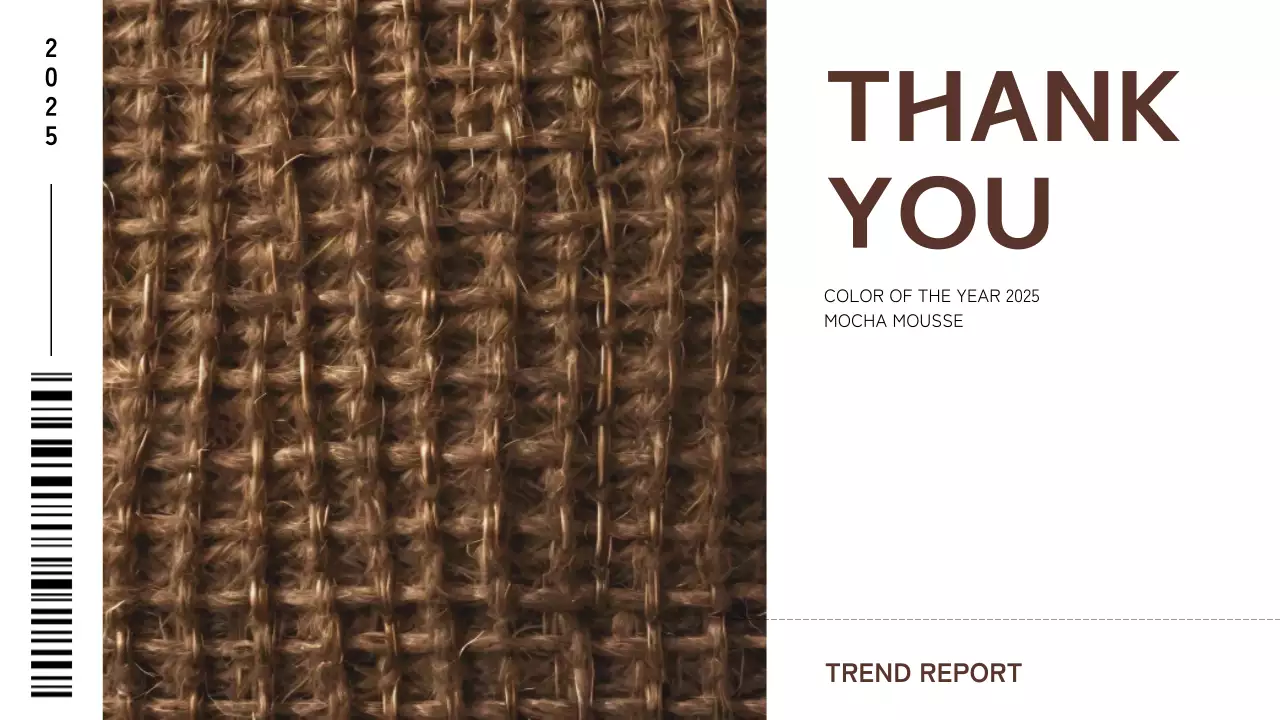 Brown Modern Color Trend Report Presentation