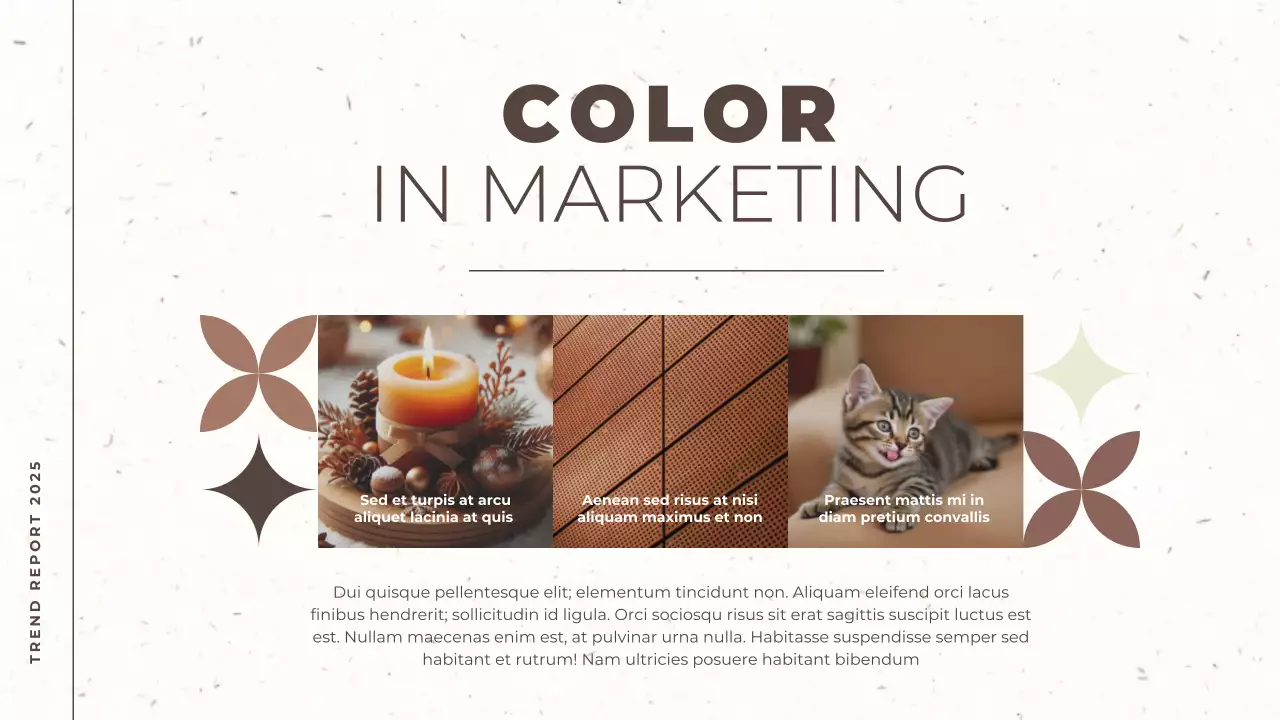 Beige Modern Color Trend Report Presentation
