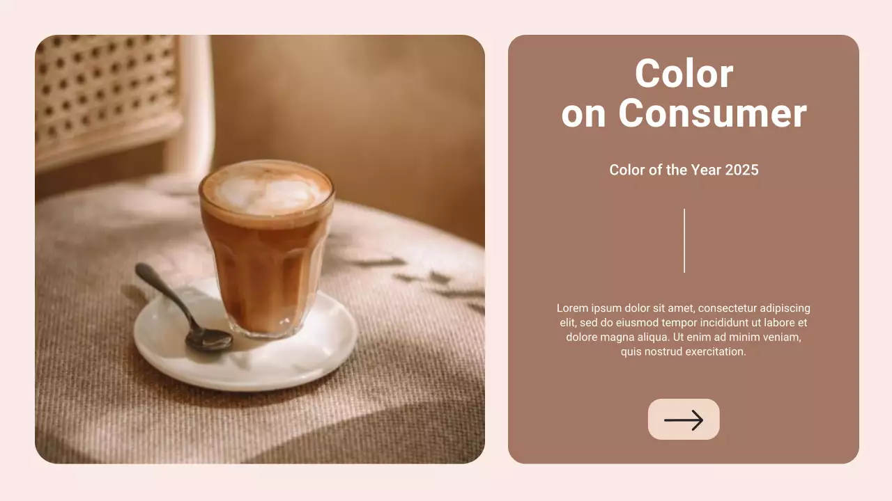 Apresentação do relatório de cores marrom moderno