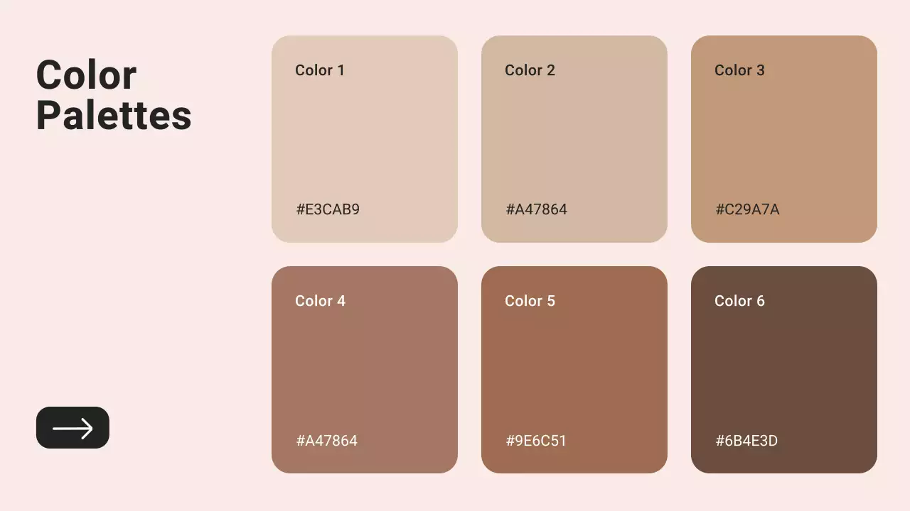 Apresentação do relatório de cores marrom moderno