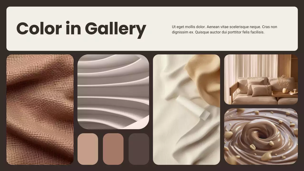 Beige Modern Color Trend Report Presentation