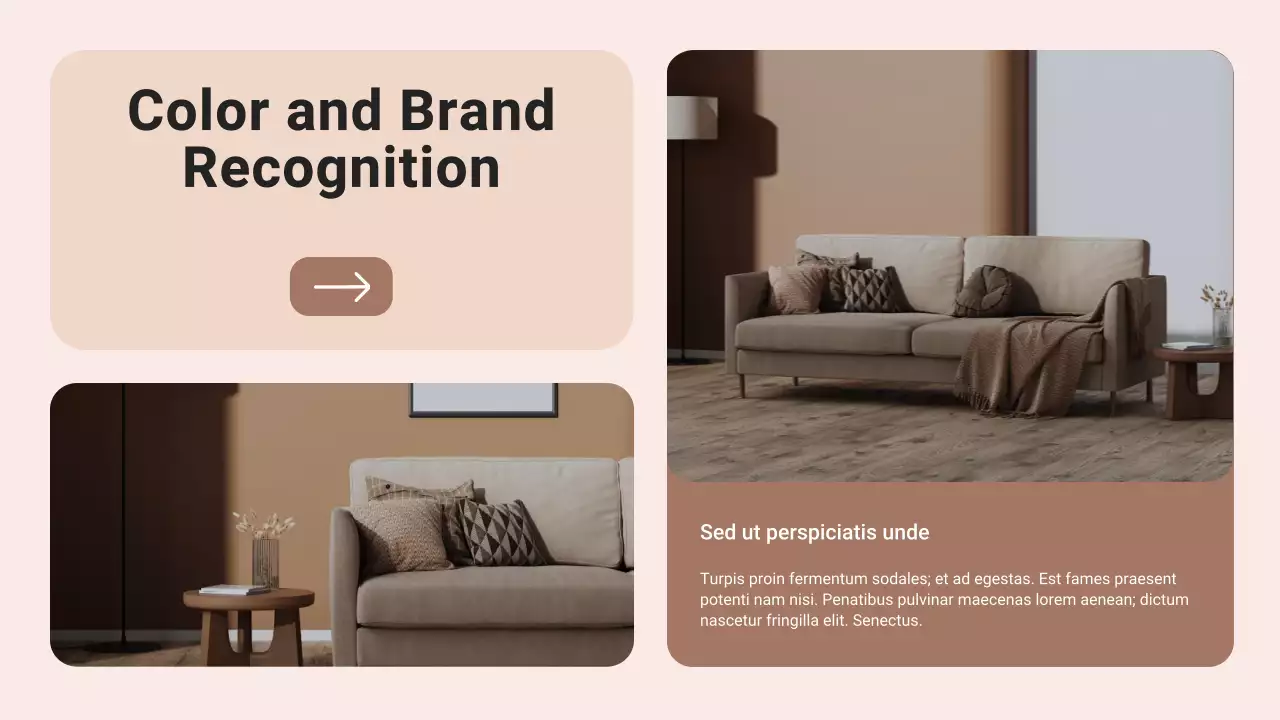 Apresentação do relatório de cores marrom moderno