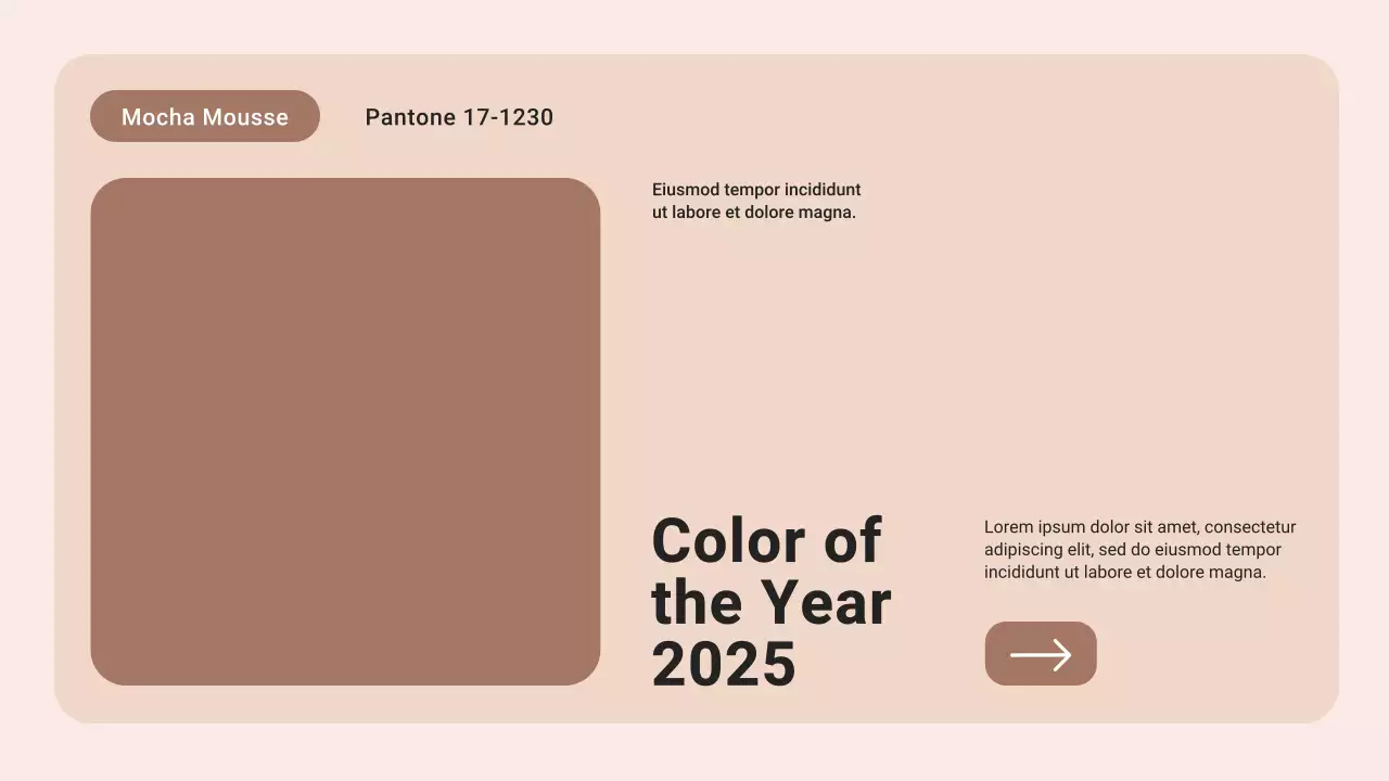 Apresentação do relatório de cores marrom moderno