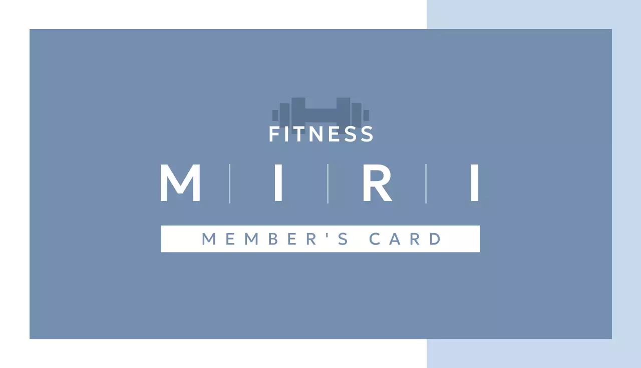 ネイビーシンプルメンバーズカード