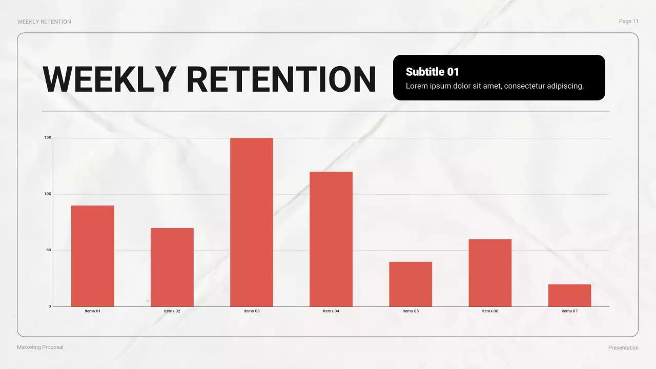 Red Professional Marketing Report Presentation